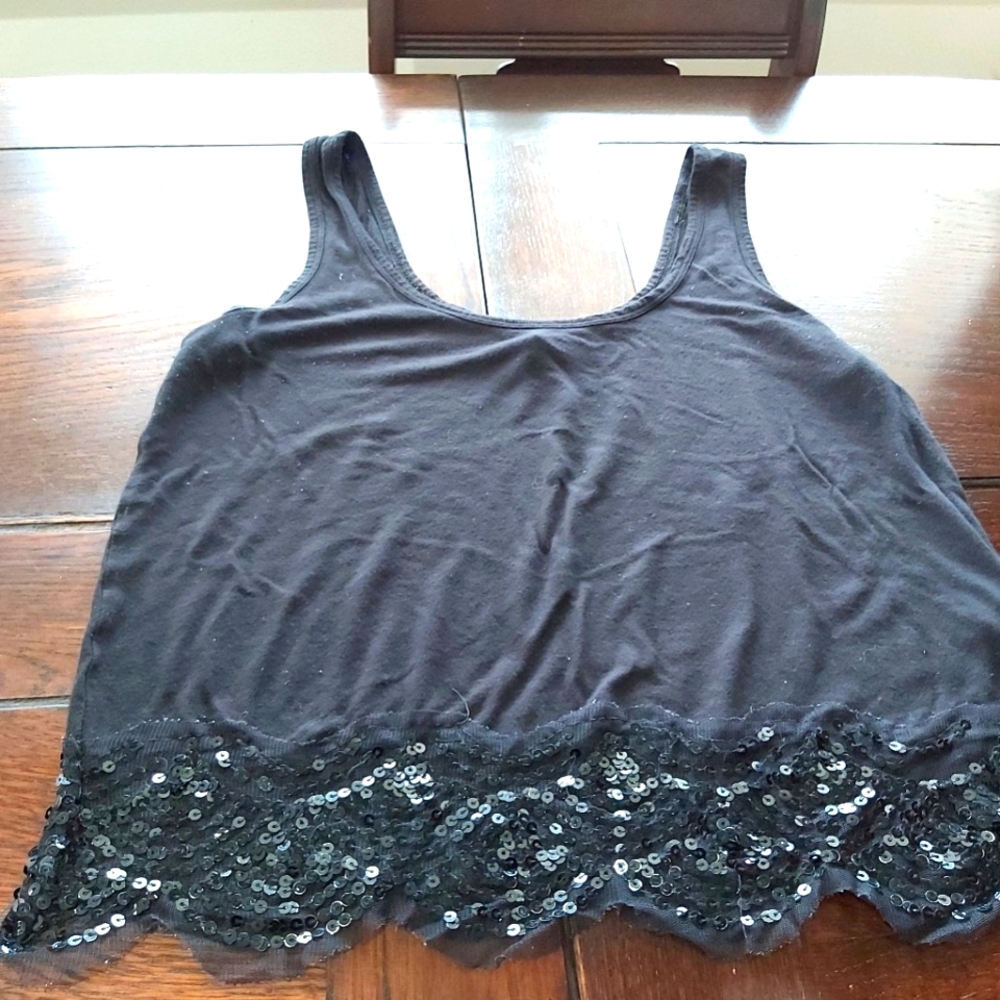 AMERICAN EAGLES OUTFITTERS SPARKLY TANK//